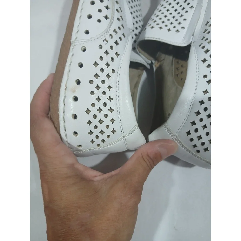 Stacy Adams Perforated Slip On Loafers